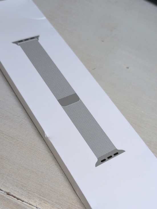 Apple Accessories - Apple Silver Milanese Loop Apple Watch Band
